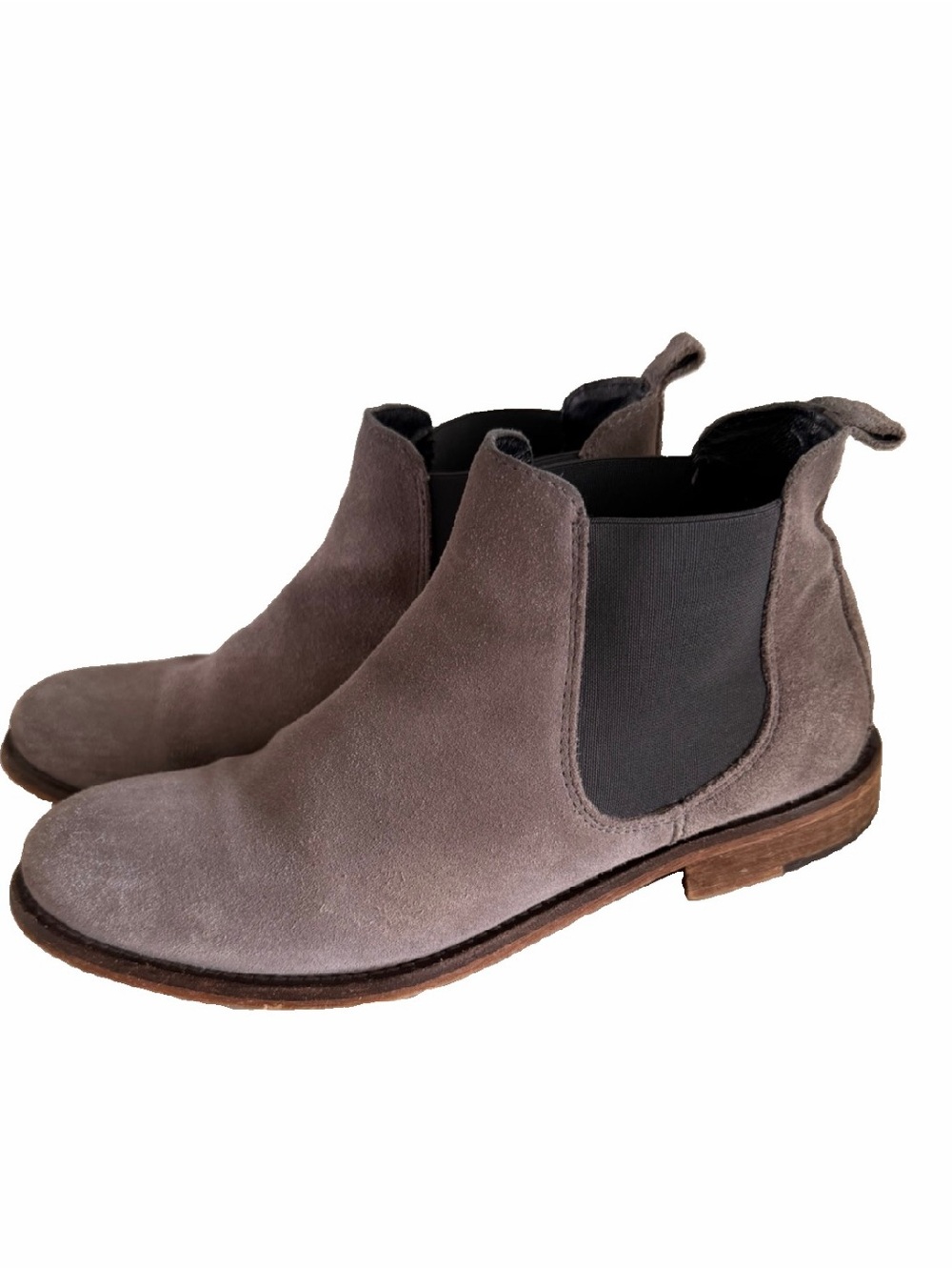 Wolverine Suede Boots 1883 Jean Chelsea Classic Fall Shoes Grey Womens 8.5
